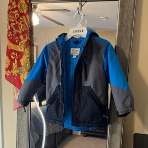 The Children's Place Blue and Gray Coat